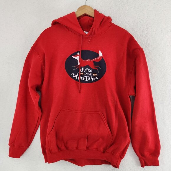 Girl Scout Sweatshirt Chase You Are Adventures Cookie Incentive Fox Red Adult L - Picture 1 of 7